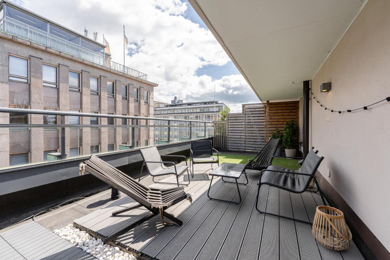 "Penthouse" - Renovated 1Br Apt With Sauna & 60M2 Private Terrace, Hosted By 2Ndhomes 坦佩雷 外观 照片